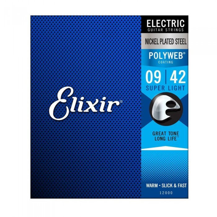 Elixir 09-42 Polyweb Super Light Elektro Gitar Teli 12000 (Set)